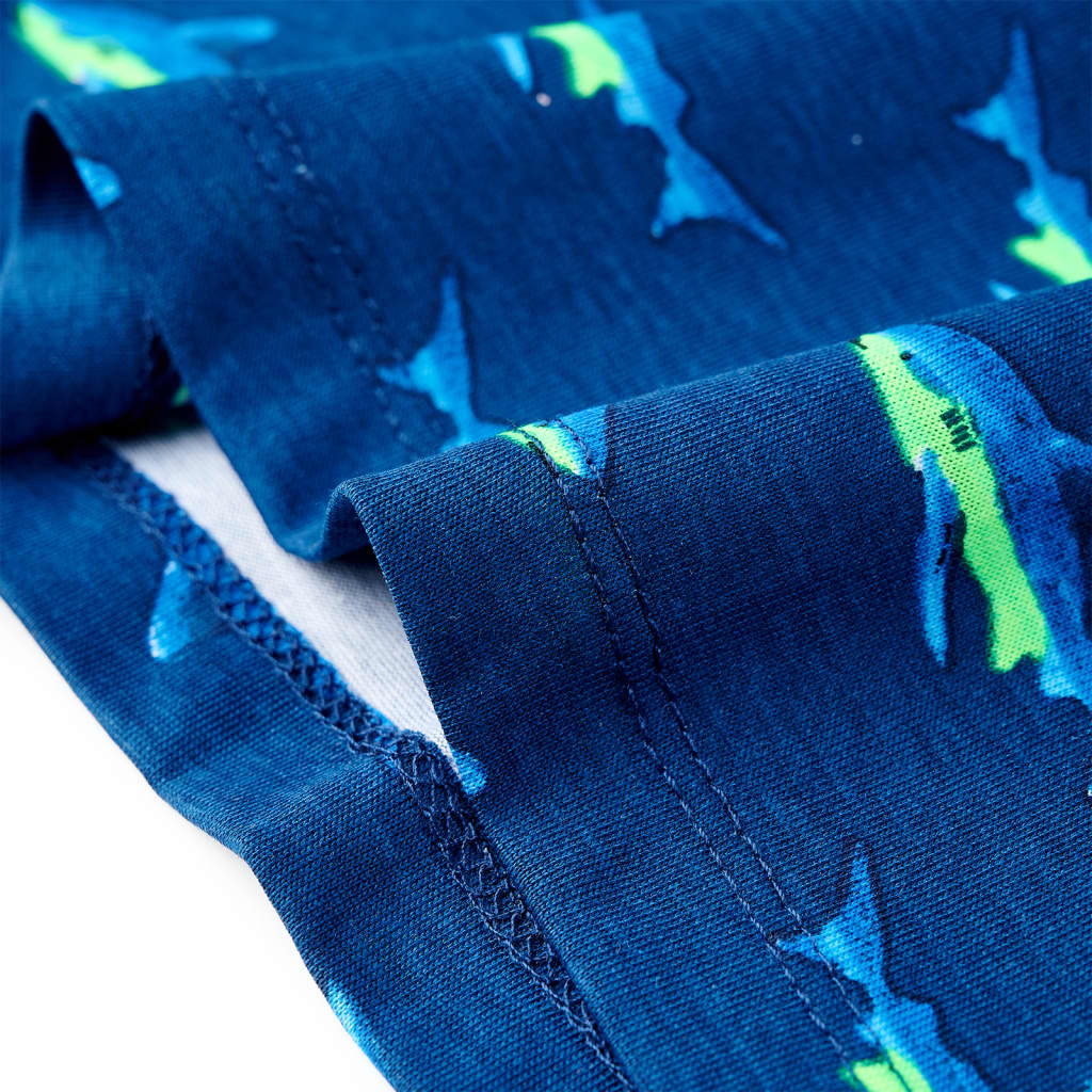 T-shirt pour enfant taille 92 bleu foncé - bleu, 116 (5-6 ans) - number 6.