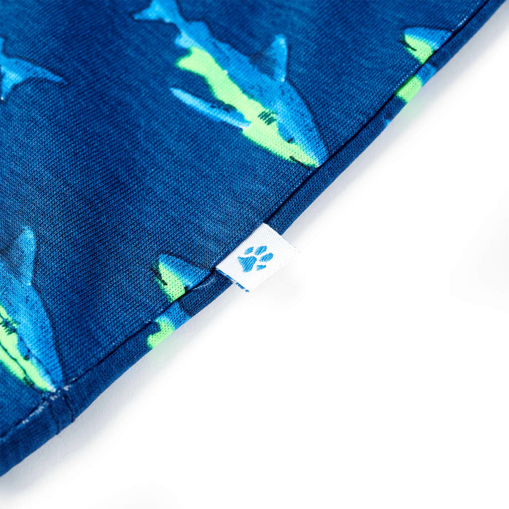 T-shirt pour enfant taille 92 bleu foncé - bleu, 116 (5-6 ans) - number 5.