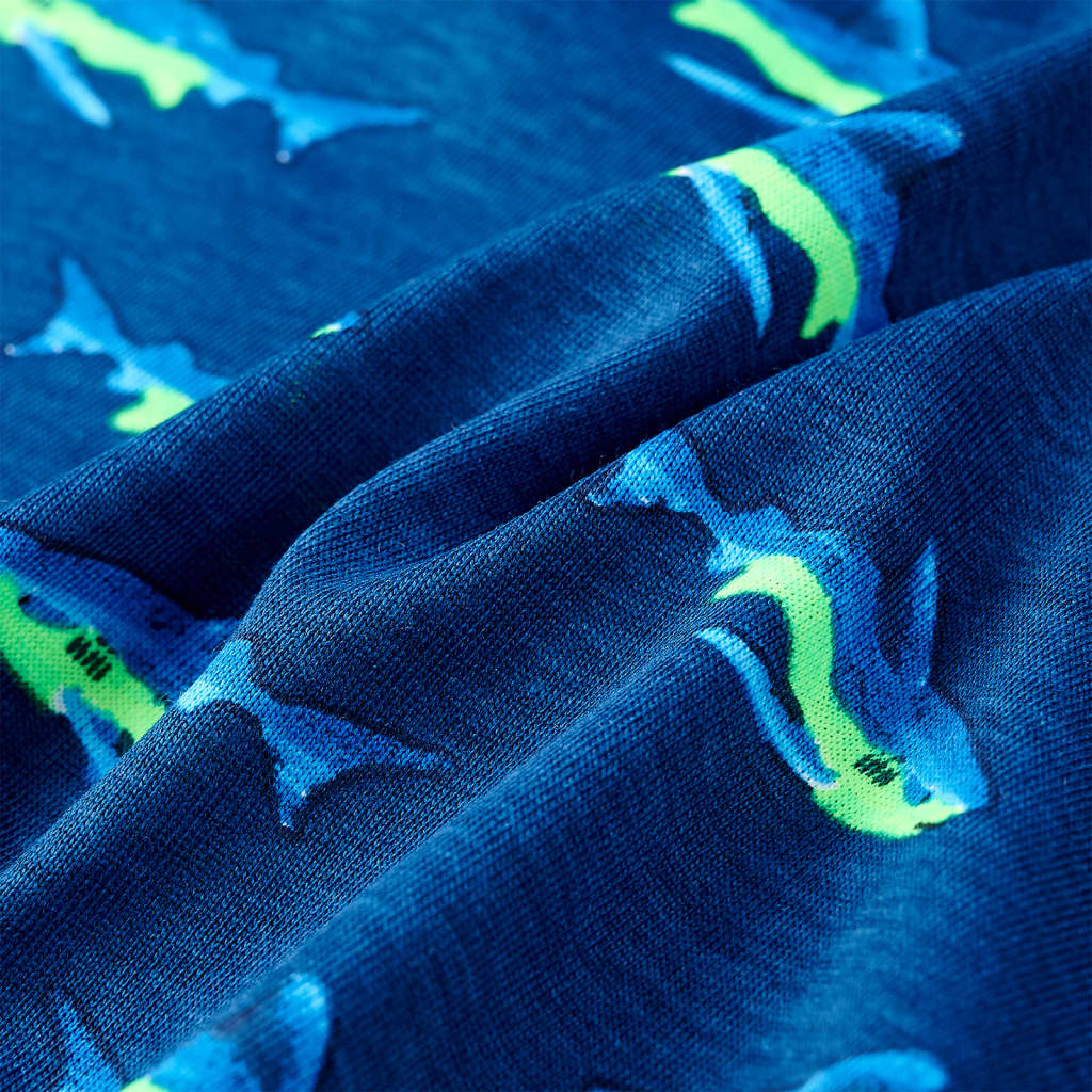 T-shirt pour enfant taille 92 bleu foncé - bleu, 116 (5-6 ans) - number 7.