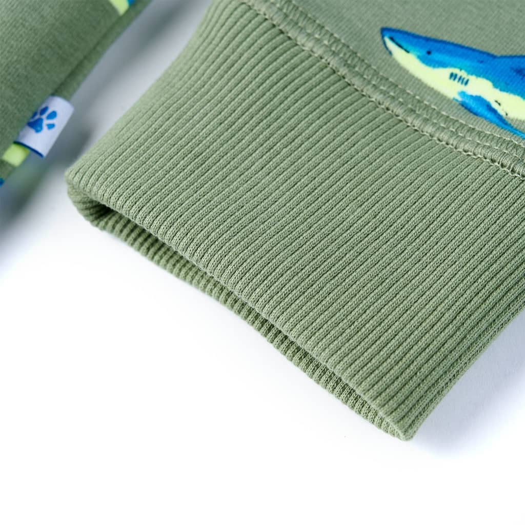 Sweat pour enfant taille 92 couleur kaki clair - 92 (1 5-2 ans) - number 5.