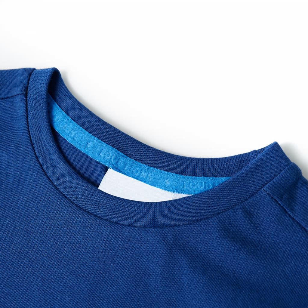 T-shirt pour enfant taille 92 bleu foncé - bleu, 92 (1 5-2 ans) - number 3.