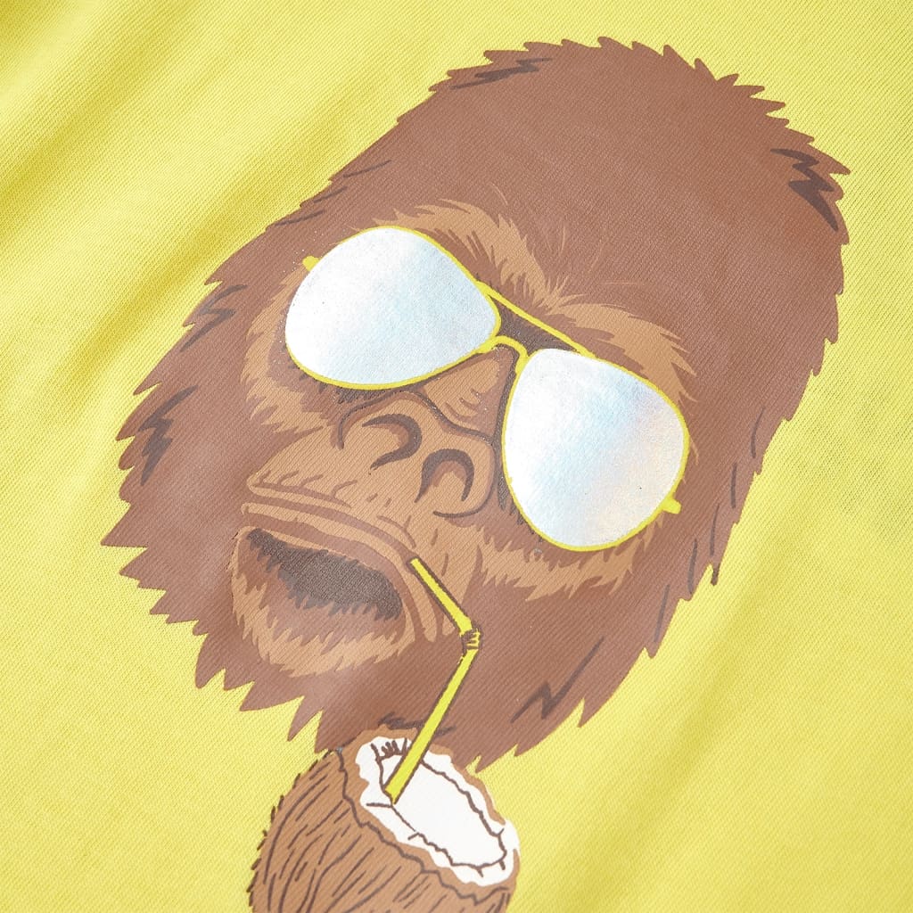 T-shirt à manches courtes pour enfant, taille 92 - kaki, 116 (5-6 ans) - number 4.