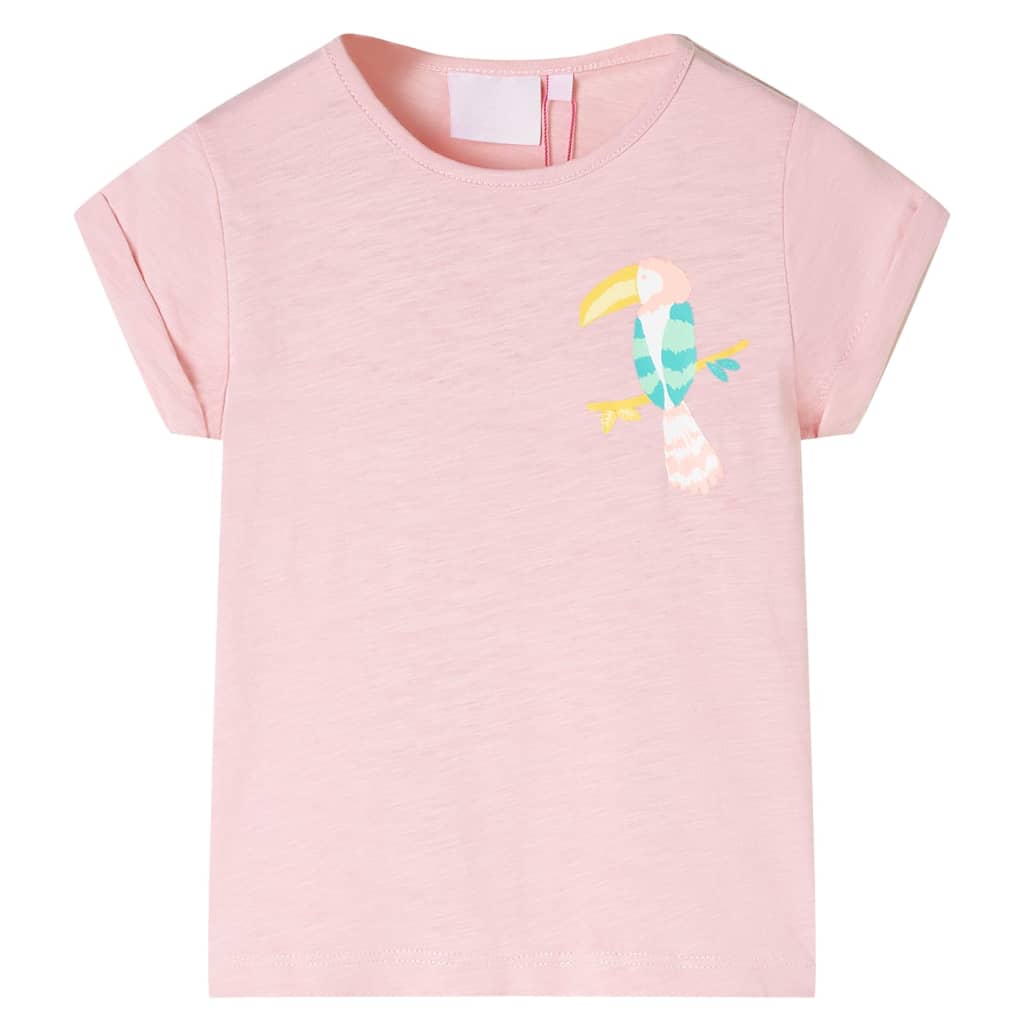 T-shirt pour enfant taille 92 rose - 92 (1 5-2 ans) - number 1.