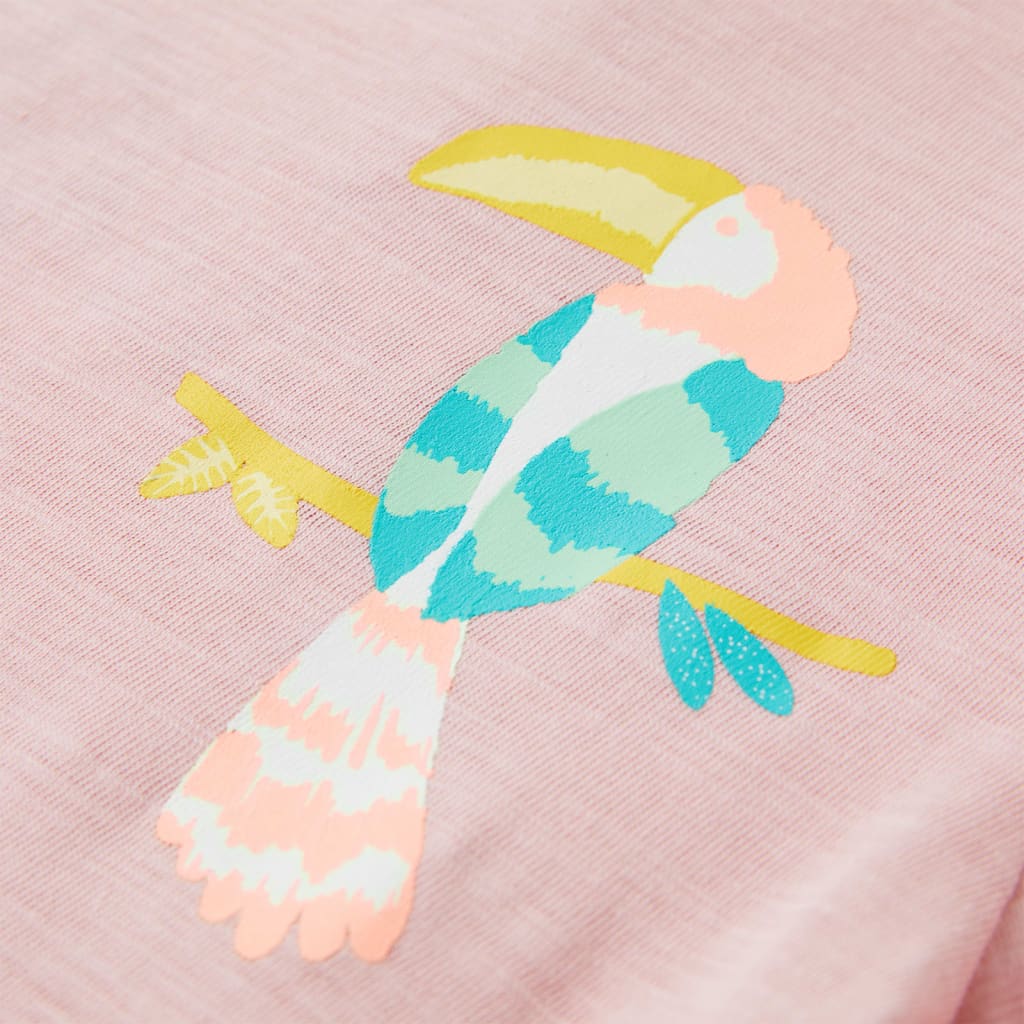 T-shirt pour enfant taille 92 rose - 92 (1 5-2 ans) - number 4.