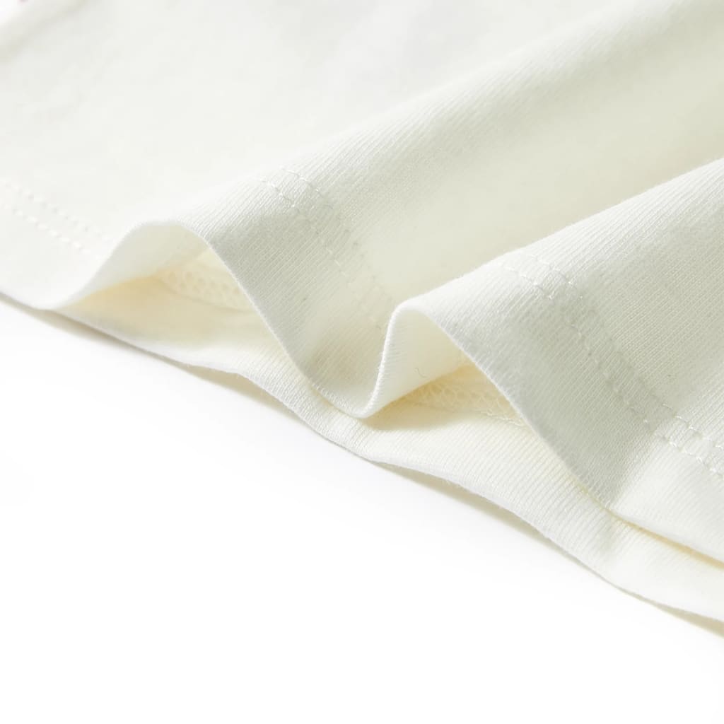 T-shirt pour enfant taille 92 écru - 92 (1 5-2 ans) - number 6.