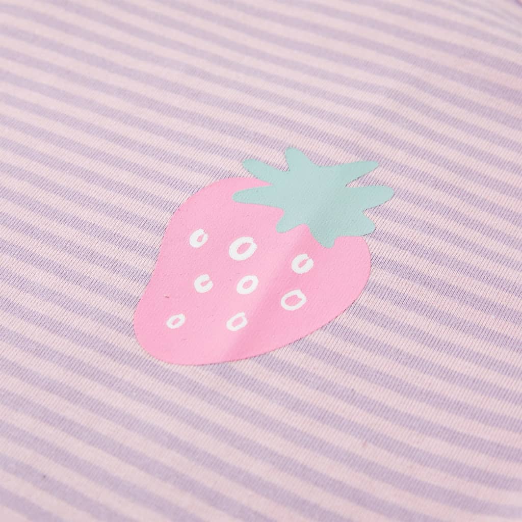 T-shirt pour enfant taille 92 à volants violet - 92 (1 5-2 ans) - number 4.