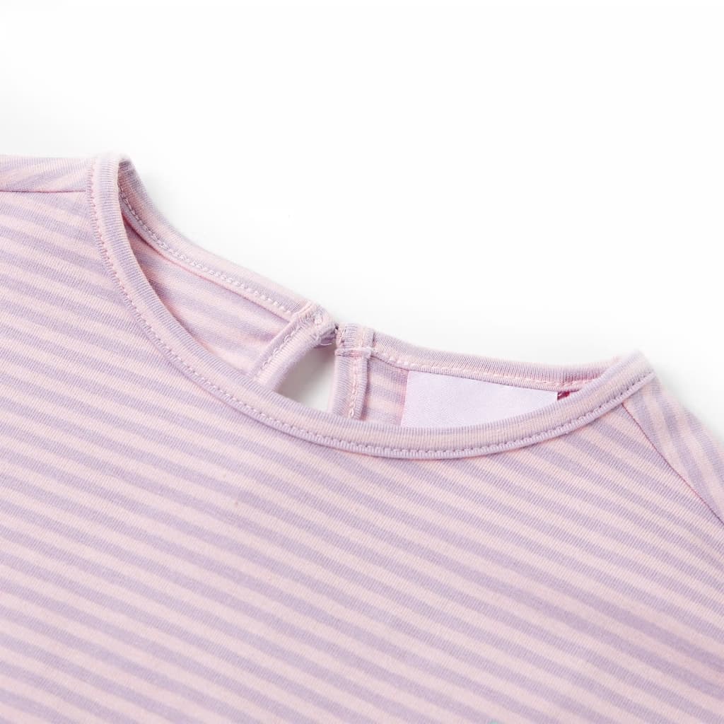 T-shirt pour enfant taille 92 à volants violet - 92 (1 5-2 ans) - number 3.