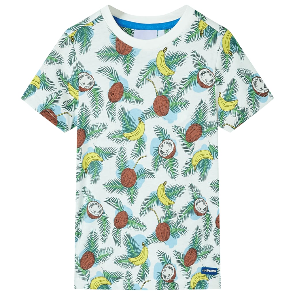 T-shirt manches courtes pour enfant taille 92 multicolore - 92 (1 5-2 ans) - number 1.