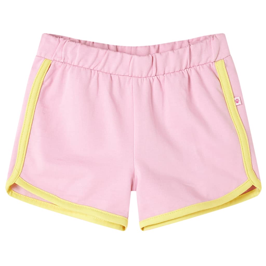 Short pour enfant taille 92 avec bordure rose - 92 (1 5-2 ans) - number 1.