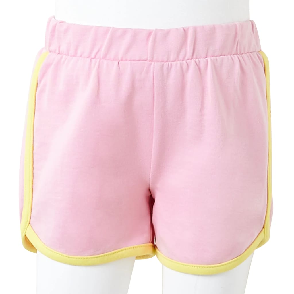Short pour enfant taille 92 avec bordure rose - 92 (1 5-2 ans) - number 8.