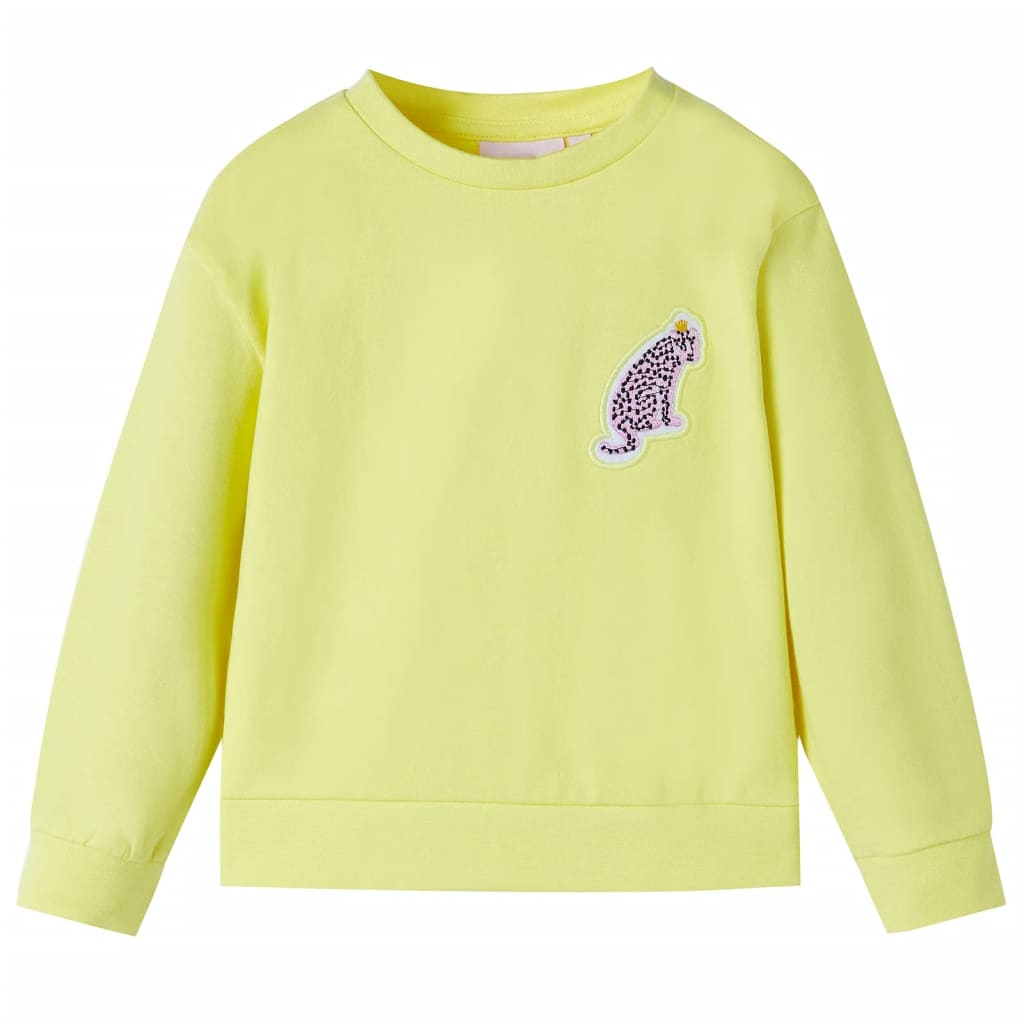 Sweat pour enfant taille 92 jaune - 92 (1 5-2 ans) - number 1.