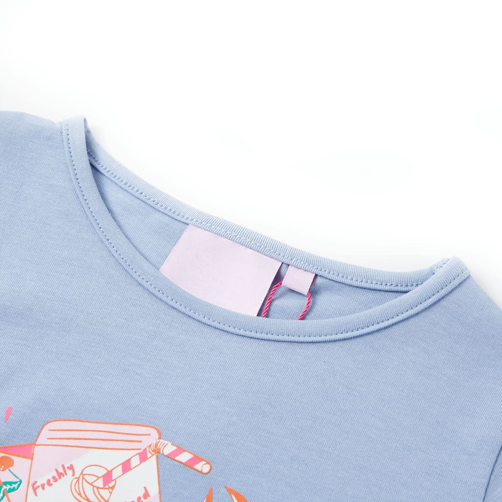 T-shirt pour enfant taille 92 bleu - 92 (1 5-2 ans) - number 3.