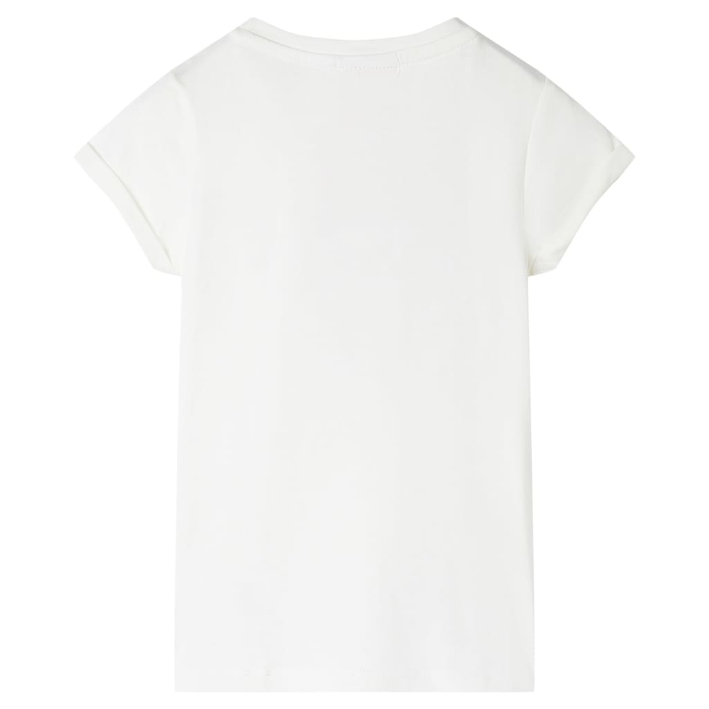 T-shirt pour enfant taille 92 écru - 92 (1 5-2 ans) - number 2.