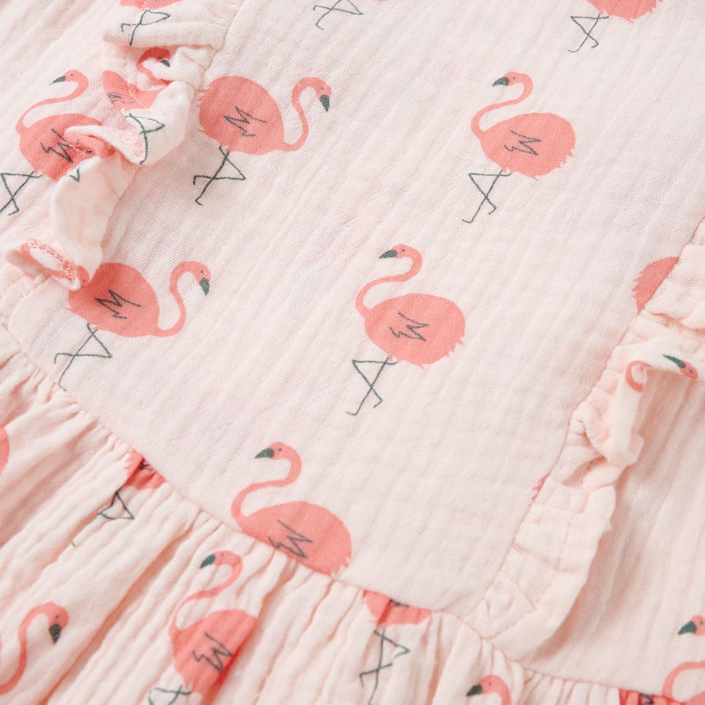 Robe pour enfant taille 92 à volants rose - 92 (1 5-2 ans) - number 4.