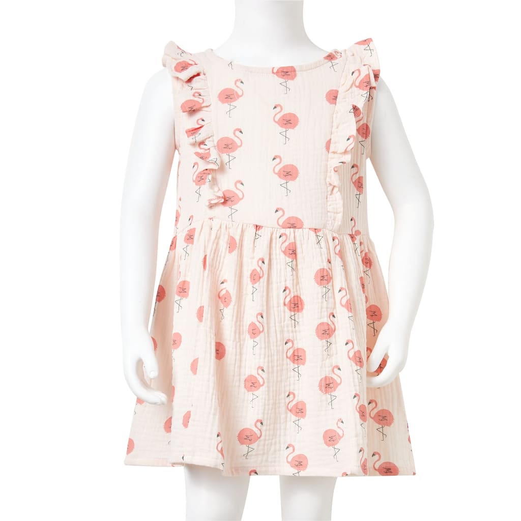Robe pour enfant taille 92 à volants rose - 92 (1 5-2 ans) - number 8.