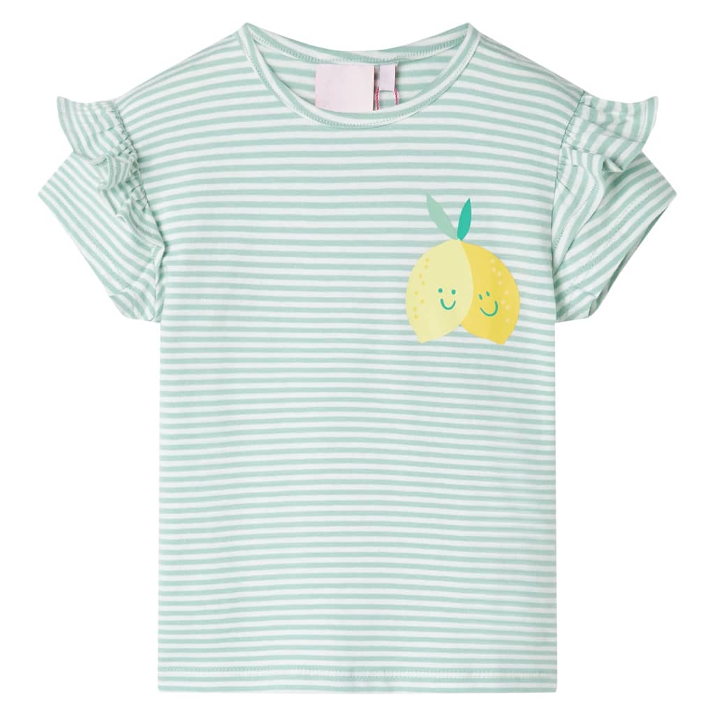 T-shirt pour enfant taille 92 vert menthe - 92 (1 5-2 ans) - number 1.