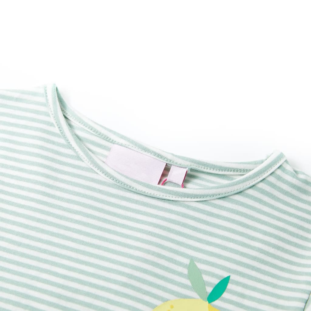 T-shirt pour enfant taille 92 vert menthe - 92 (1 5-2 ans) - number 3.
