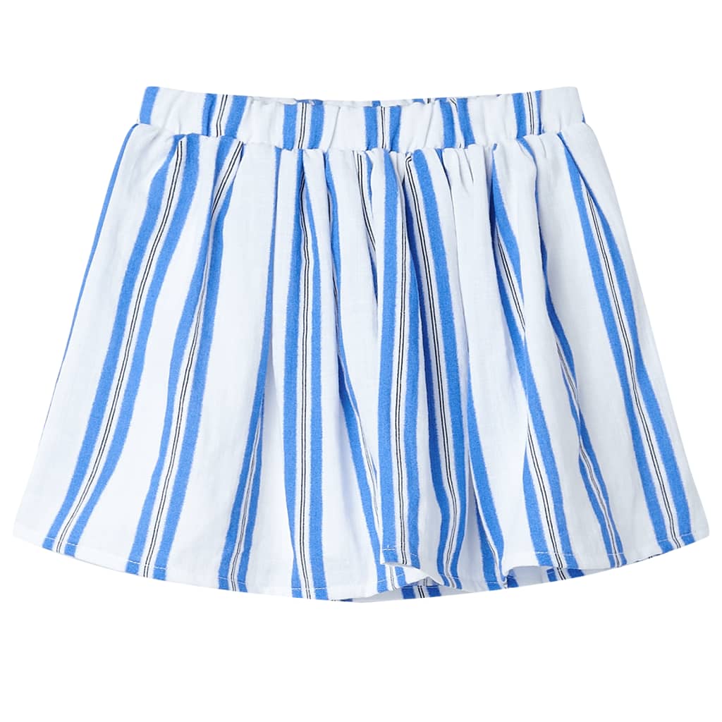 Jupe pour enfant taille 92 bleu cobalt et blanc - 92 (1 5-2 ans) - number 1.