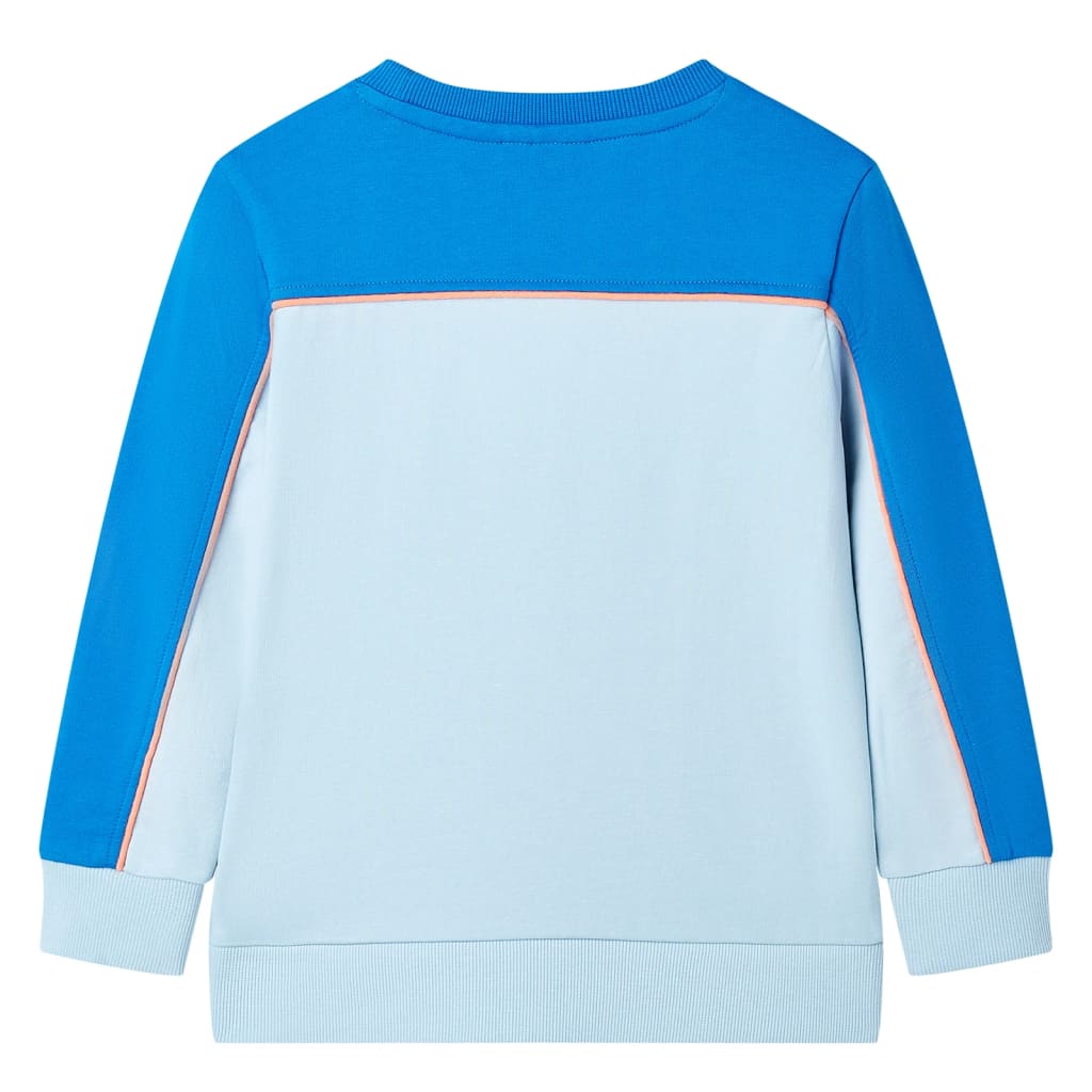 Sweat-shirt pour enfant taille 92 bleu et bleu clair - 92 (1 5-2 ans) - number 2.