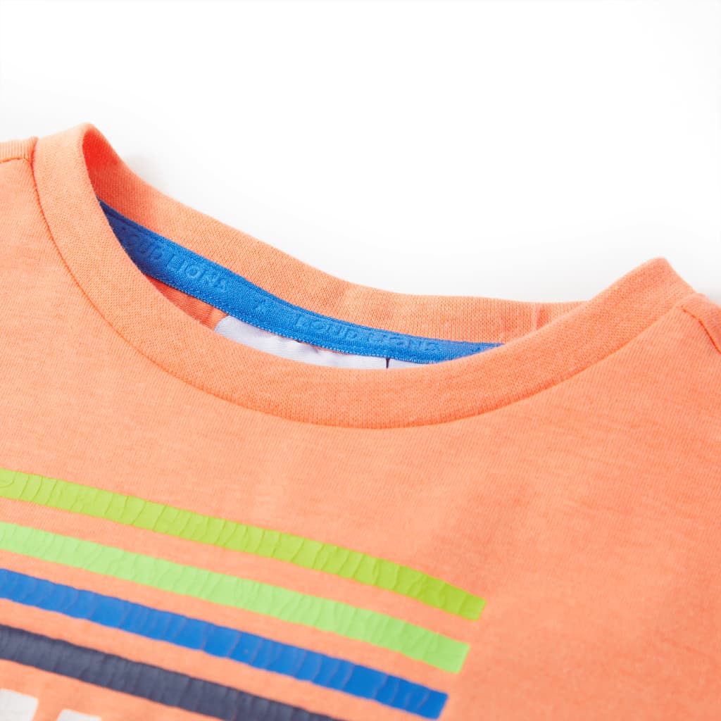T-shirt pour enfant taille 92 orange fluo - orange, 92 (1 5-2 ans) - number 3.