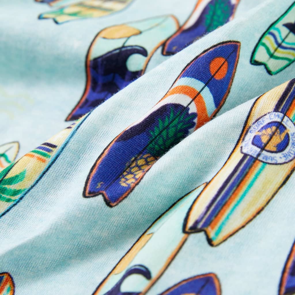 Débardeur pour enfant taille 92 bleu chiné - 92 (1 5-2 ans) - number 8.