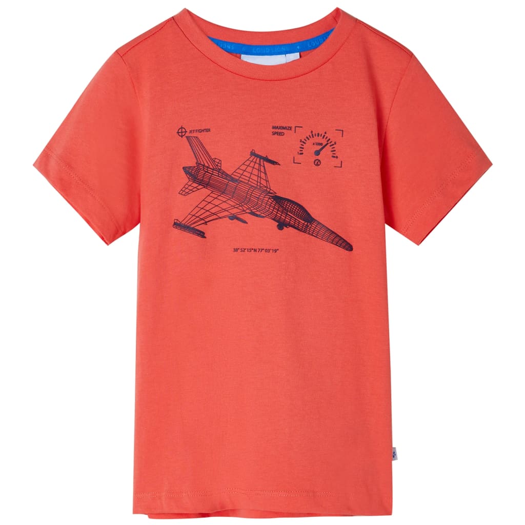 T-shirt pour enfant taille 92 rouge - 92 (1 5-2 ans) - number 1.