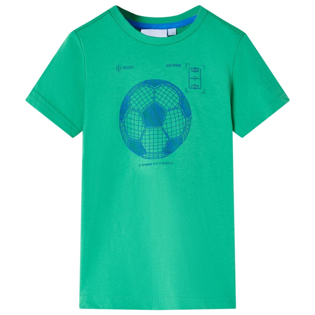 T-shirt pour enfant taille 92 vert - 92 (1 5-2 ans) - number 1.