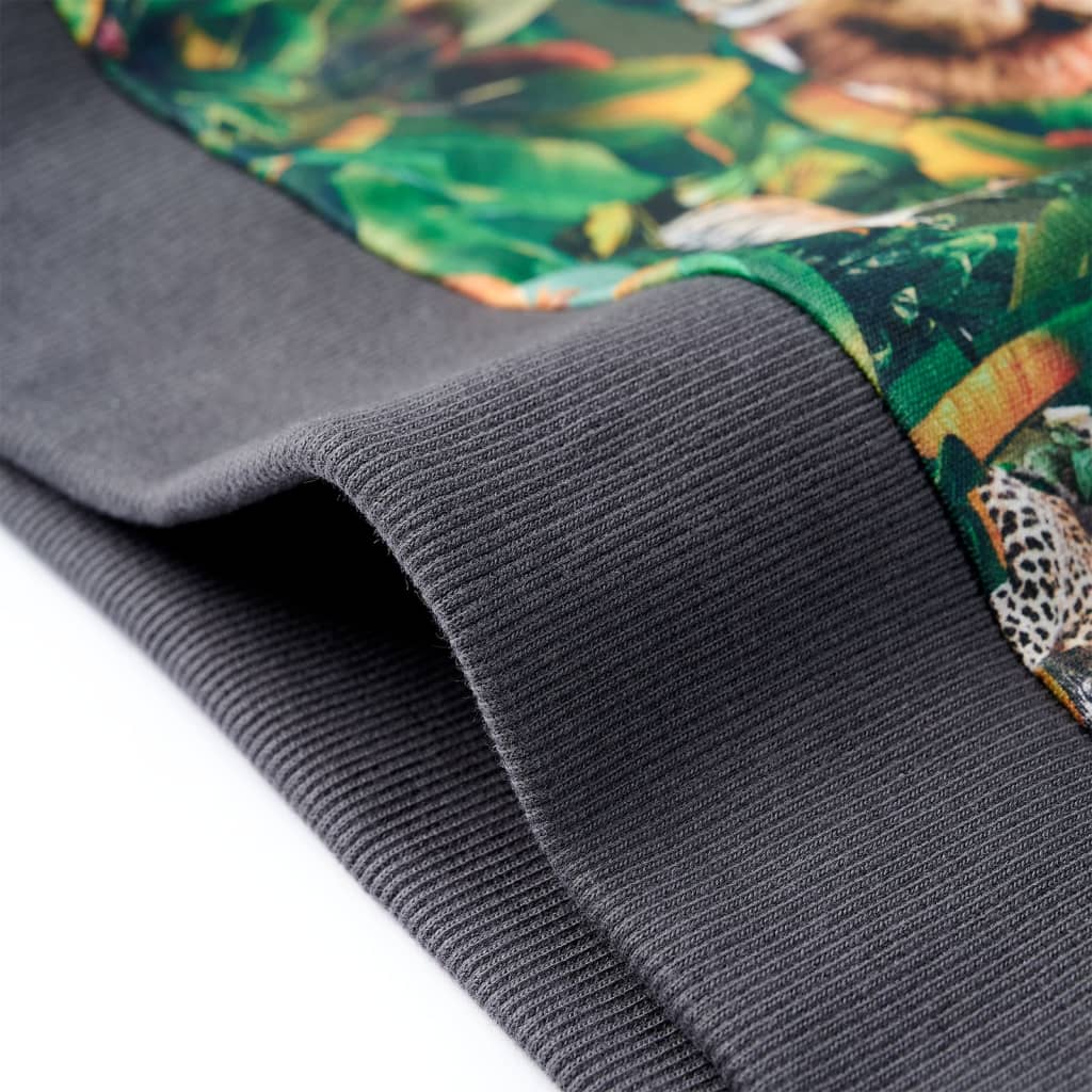 Sweat-shirt pour enfant taille 92 vieux pétrole - 92 (1 5-2 ans) - number 6.