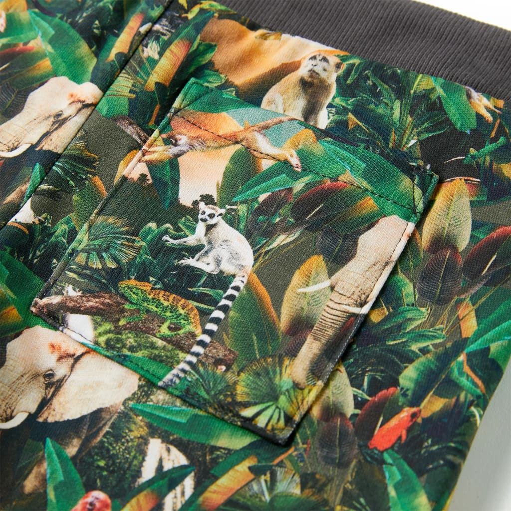 Short pour enfant taille 92 avec lacets bleu pétrole - 92 (1 5-2 ans) - number 7.