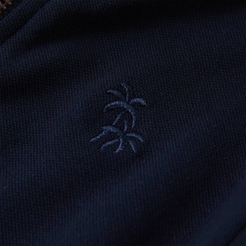 Sweat pour enfant taille 92 avec zip bleu marine - 92 (1 5-2 ans) - number 5.