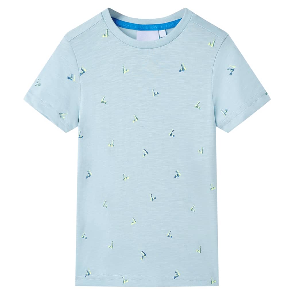 T-shirt pour enfant taille 92 - bleu foncé, 128 (7-8 ans) - number 1.