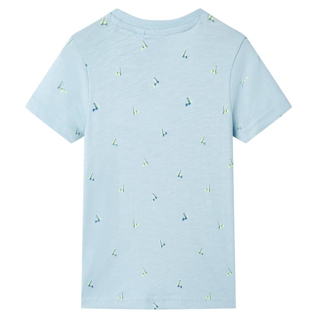 T-shirt pour enfant taille 92 - bleu foncé, 128 (7-8 ans) - number 2.