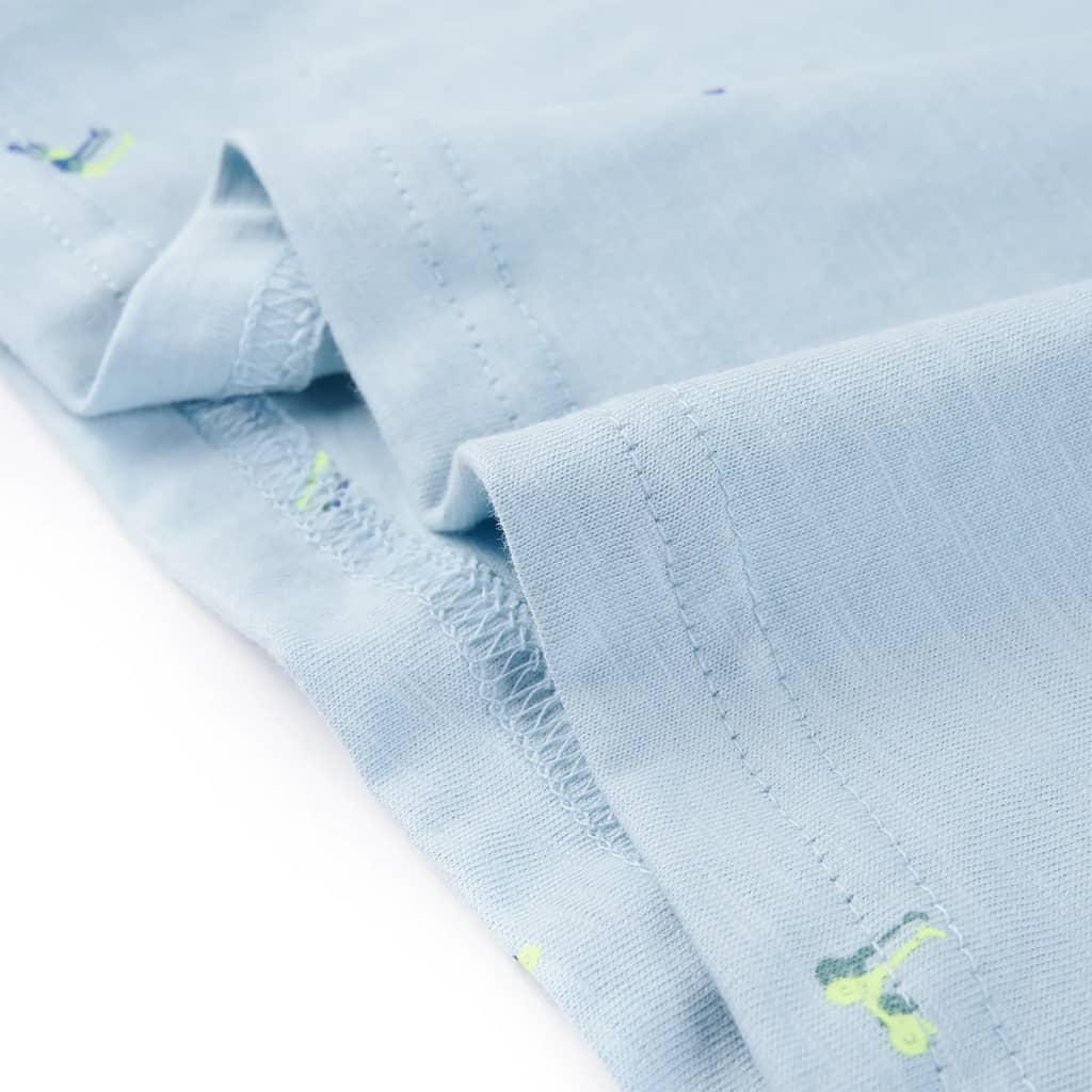 T-shirt pour enfant taille 92 - bleu foncé, 128 (7-8 ans) - number 6.