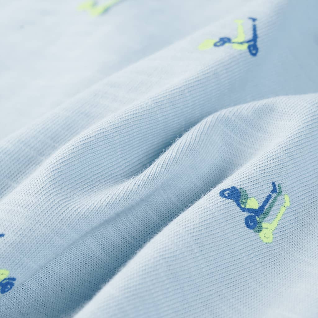 T-shirt pour enfant taille 92 - bleu foncé, 128 (7-8 ans) - number 7.