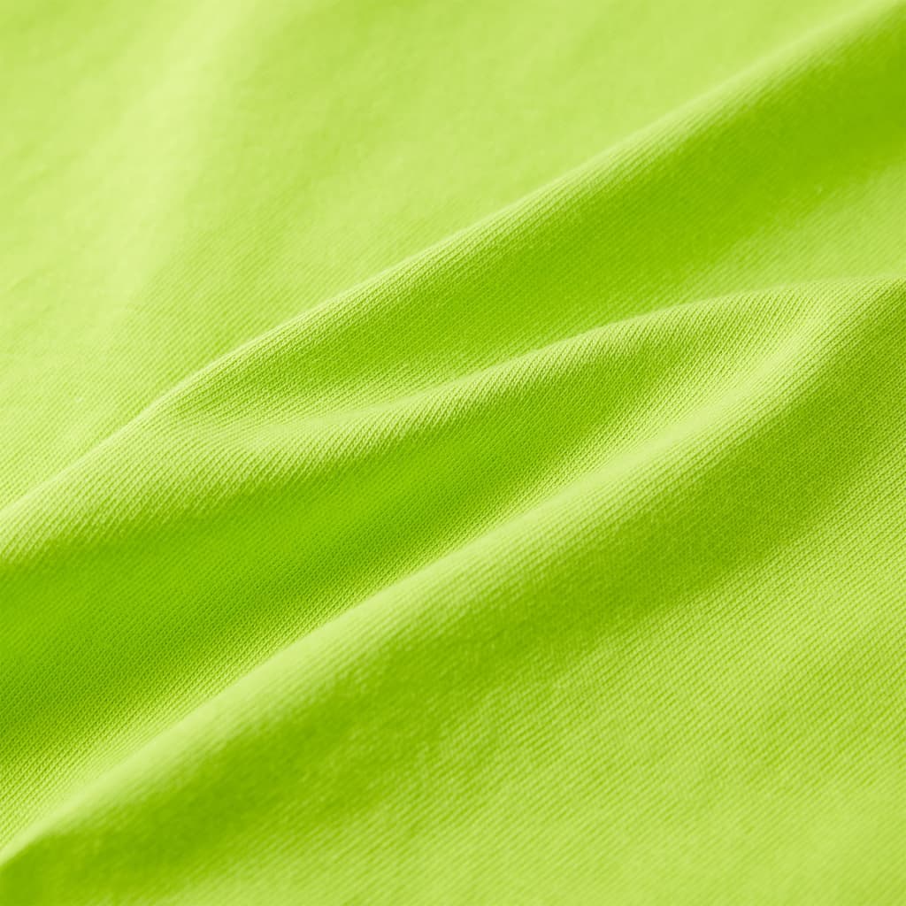T-shirt à manches courtes pour enfant taille 92 - vert citron, 116 (5-6 ans) - number 7.