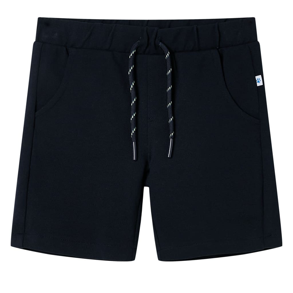 Short pour enfant taille 92 à lacets bleu marine - 92 (1 5-2 ans) - number 1.
