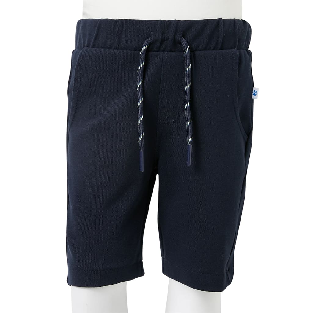 Short pour enfant taille 92 à lacets bleu marine - 92 (1 5-2 ans) - number 8.