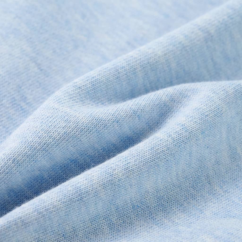 Sweat-shirt pour enfant taille 92 bleu chiné - bleu, 92 (1 5-2 ans) - number 7.