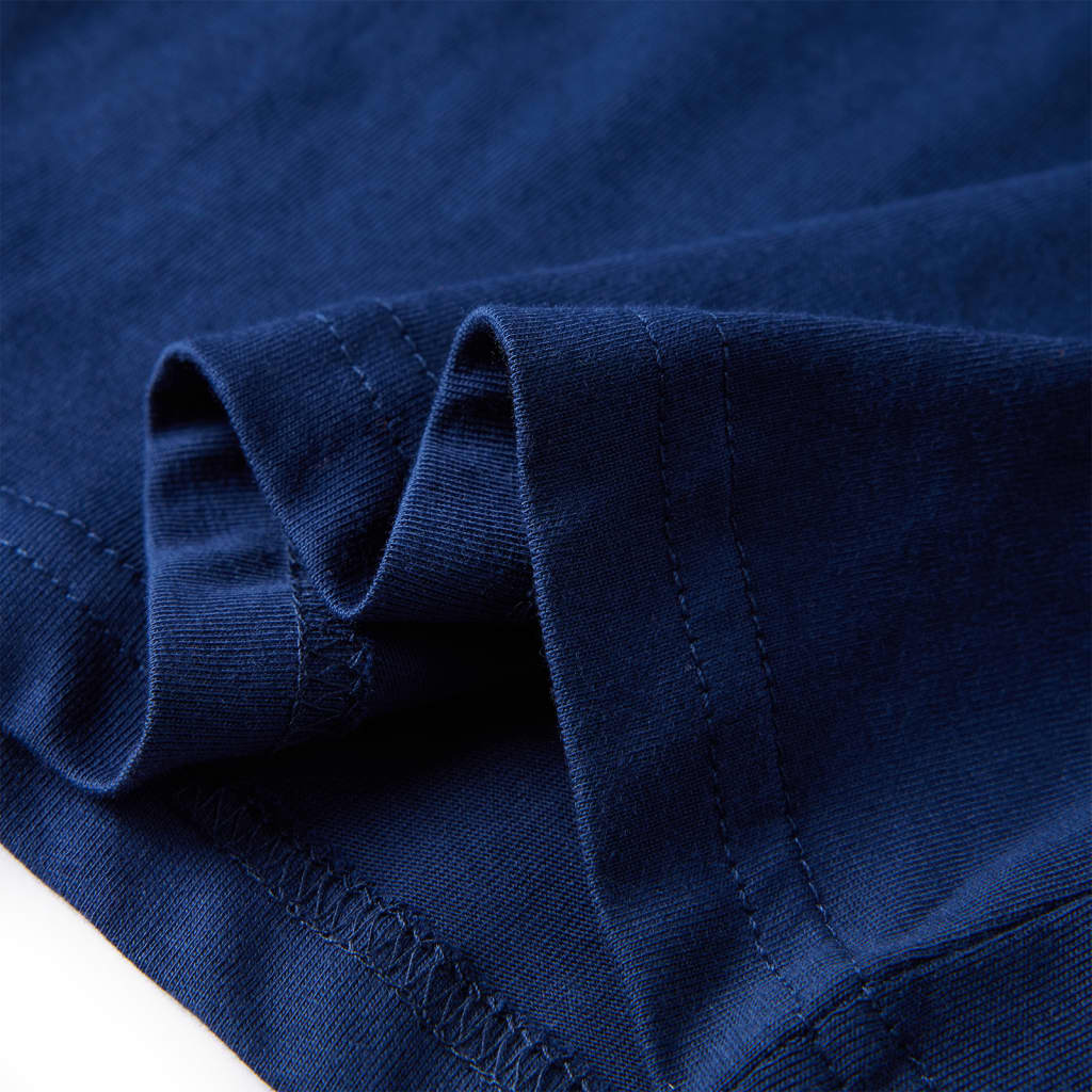 T-shirt manches longues pour enfant taille 92 - bleu marine, 92 (1 5-2 ans) - number 6.