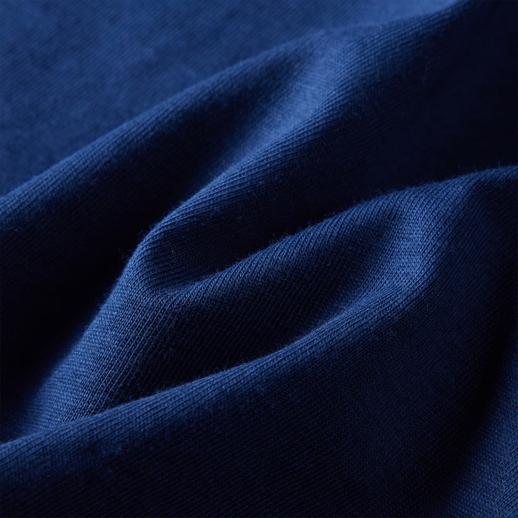 T-shirt manches longues pour enfant taille 92 - bleu marine, 92 (1 5-2 ans) - number 7.