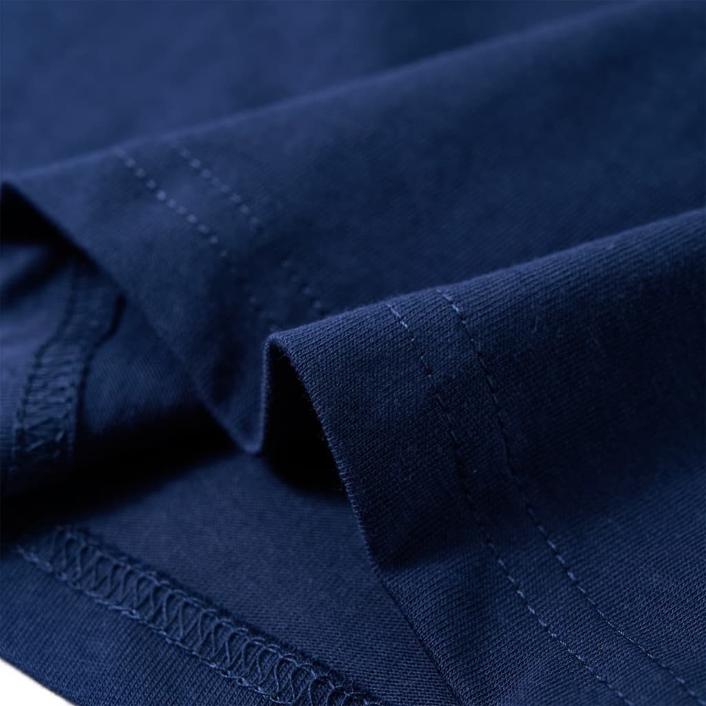 T-shirt manches longues pour enfant taille 92 bleu marine - 92 (1 5-2 ans) - number 6.