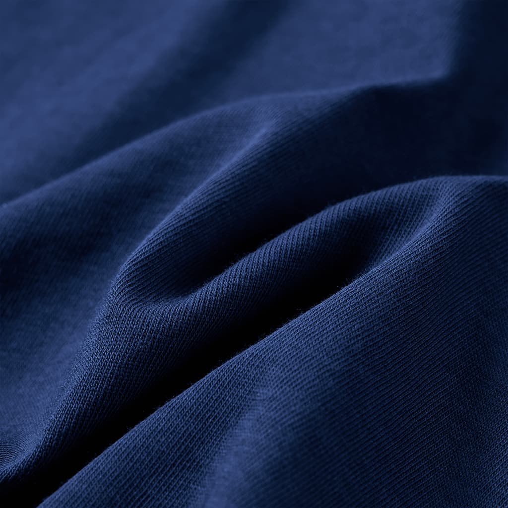 T-shirt manches longues pour enfant taille 92 bleu marine - 92 (1 5-2 ans) - number 7.