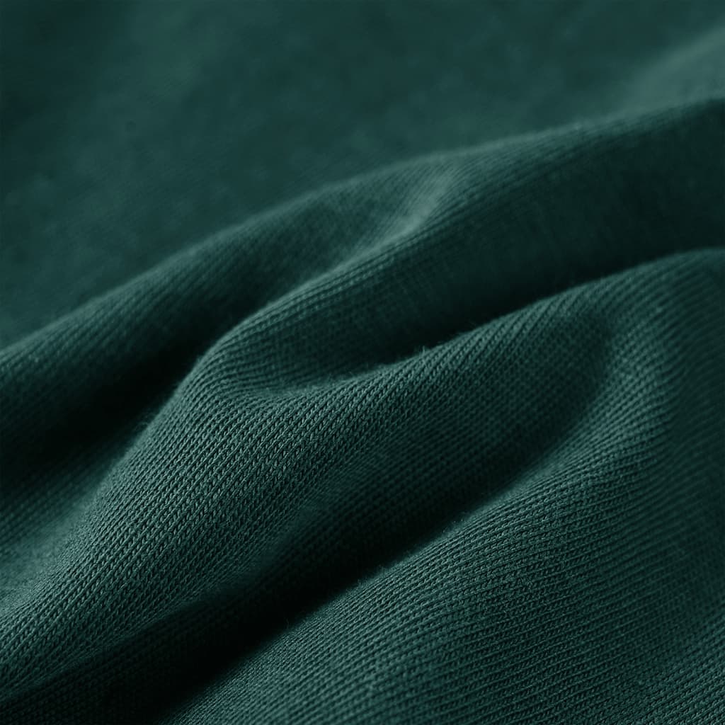 T-shirt à manches longues pour enfant taille 92 - vert foncé, 92 (1 5-2 ans) - number 7.