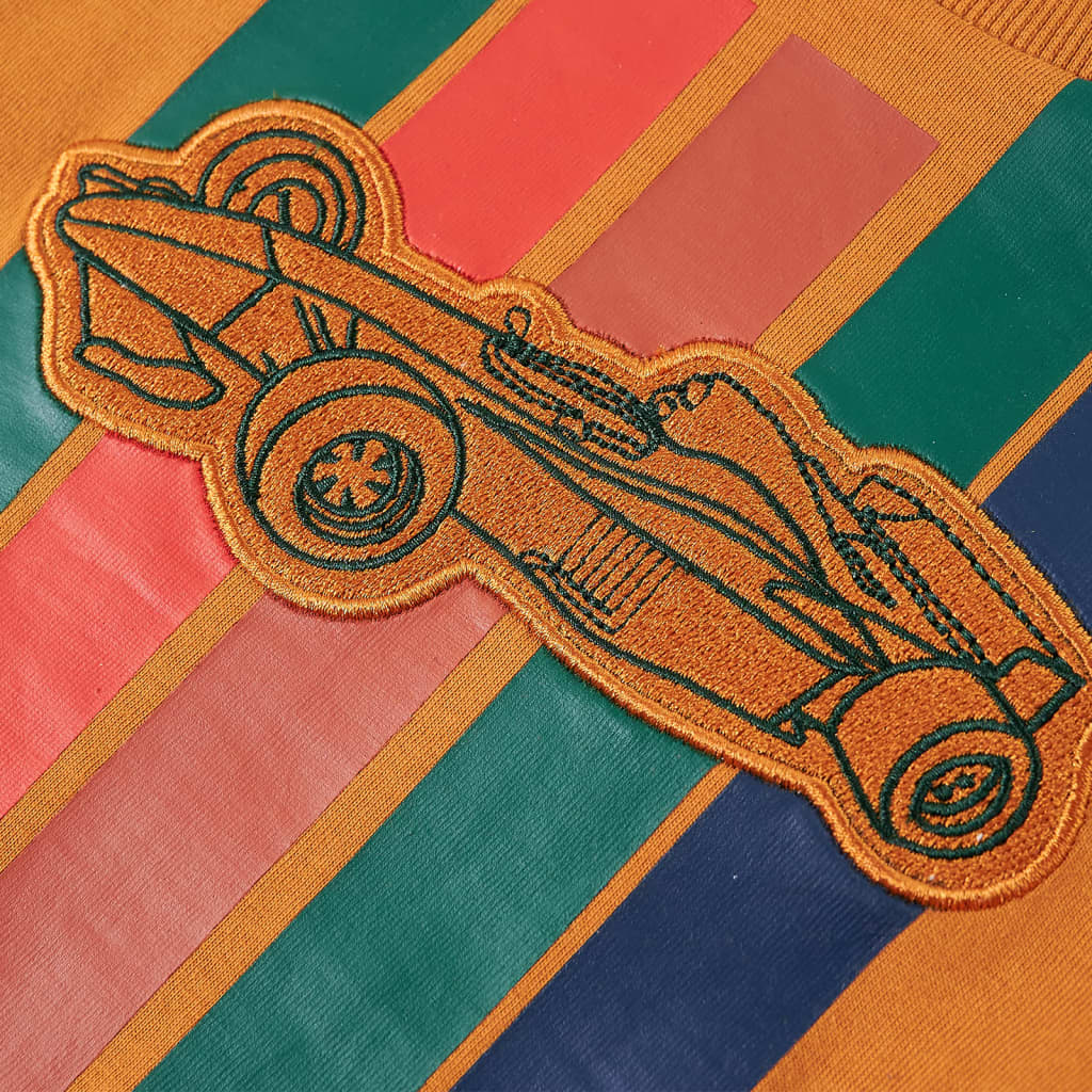 T-shirt manches longues pour enfant taille 92 cm jaune ocre - ocre, 92 (1 5-2 ans) - number 4.