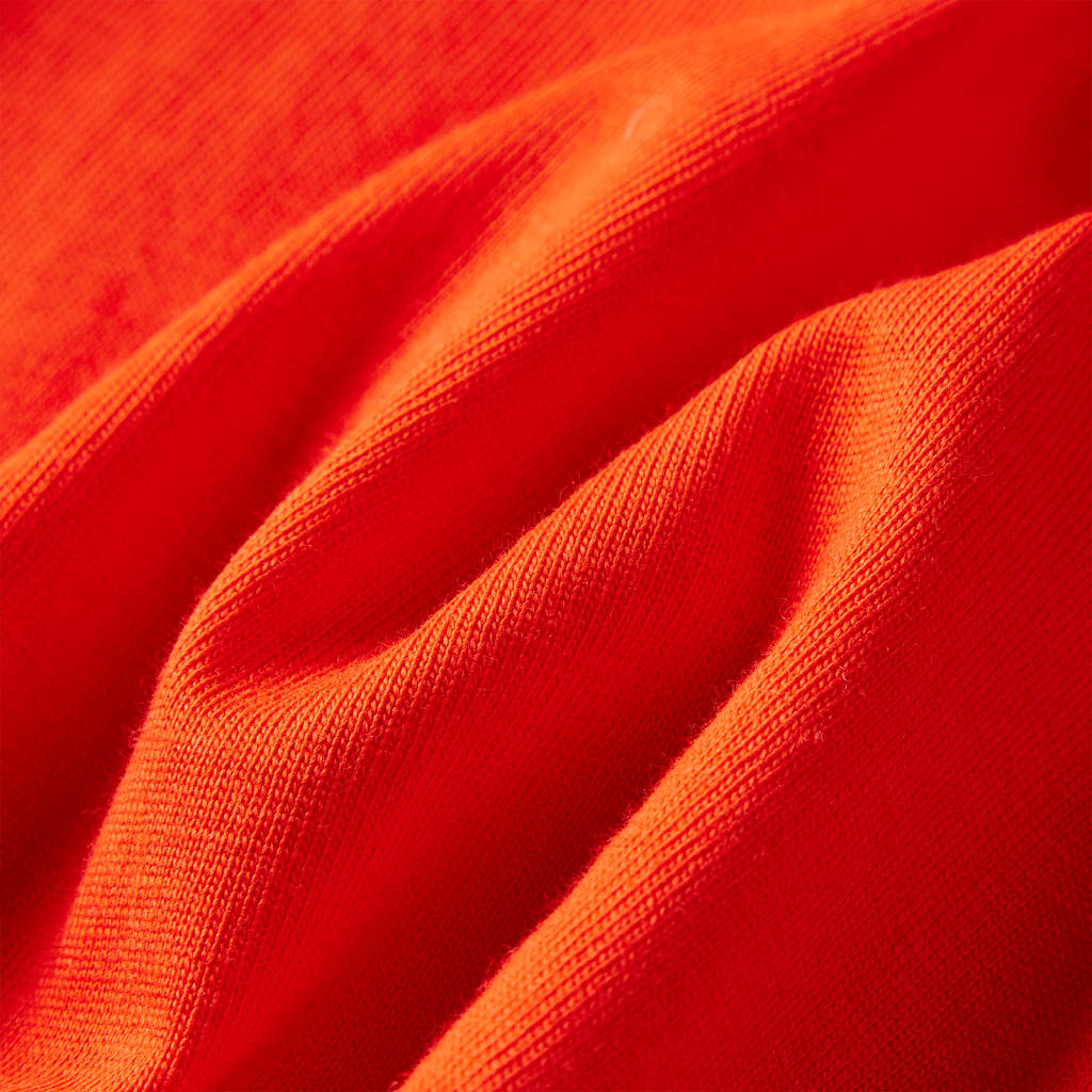 T-shirt à manches longues pour enfant taille 92 cm - orange, 92 (1 5-2 ans) - number 7.
