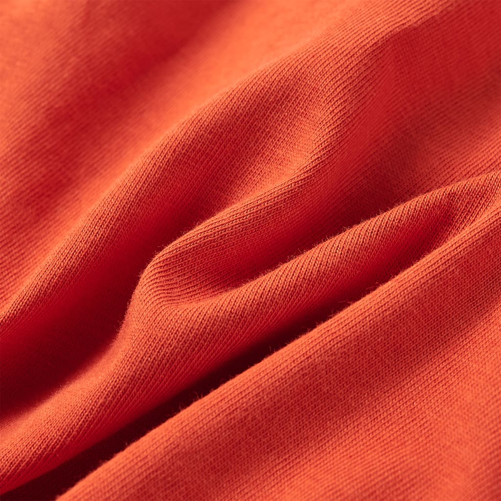 T-shirt à manches longues pour enfant taille 92 cm - orange, 92 (1 5-2 ans) - number 8.