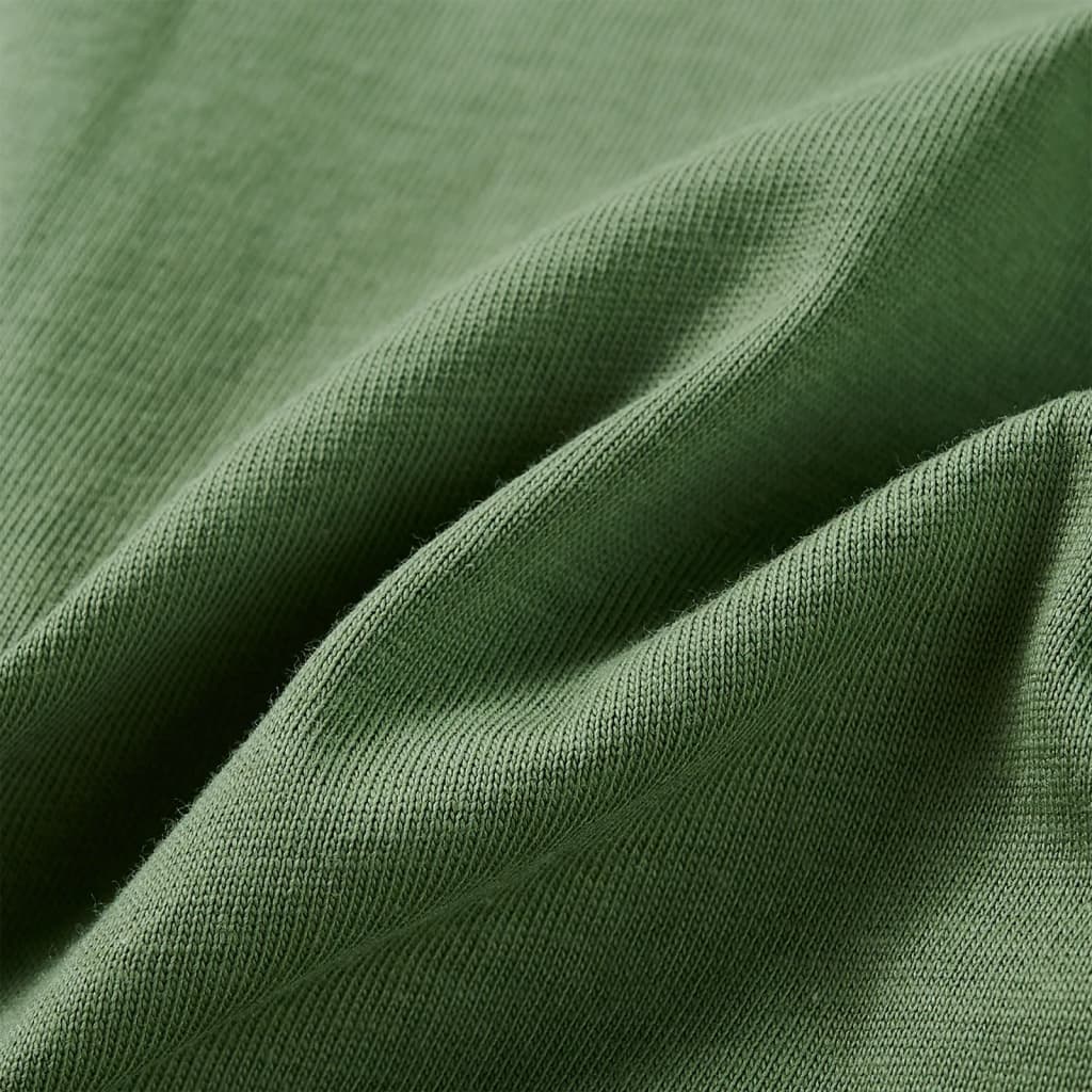 T-shirt à manches longues pour enfant taille 92 kaki clair - kaki, 92 (1 5-2 ans) - number 7.