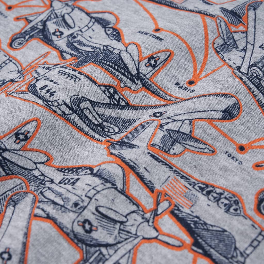 Sweat-shirt pour enfant taille 92 gris chiné - 92 (1 5-2 ans) - number 4.