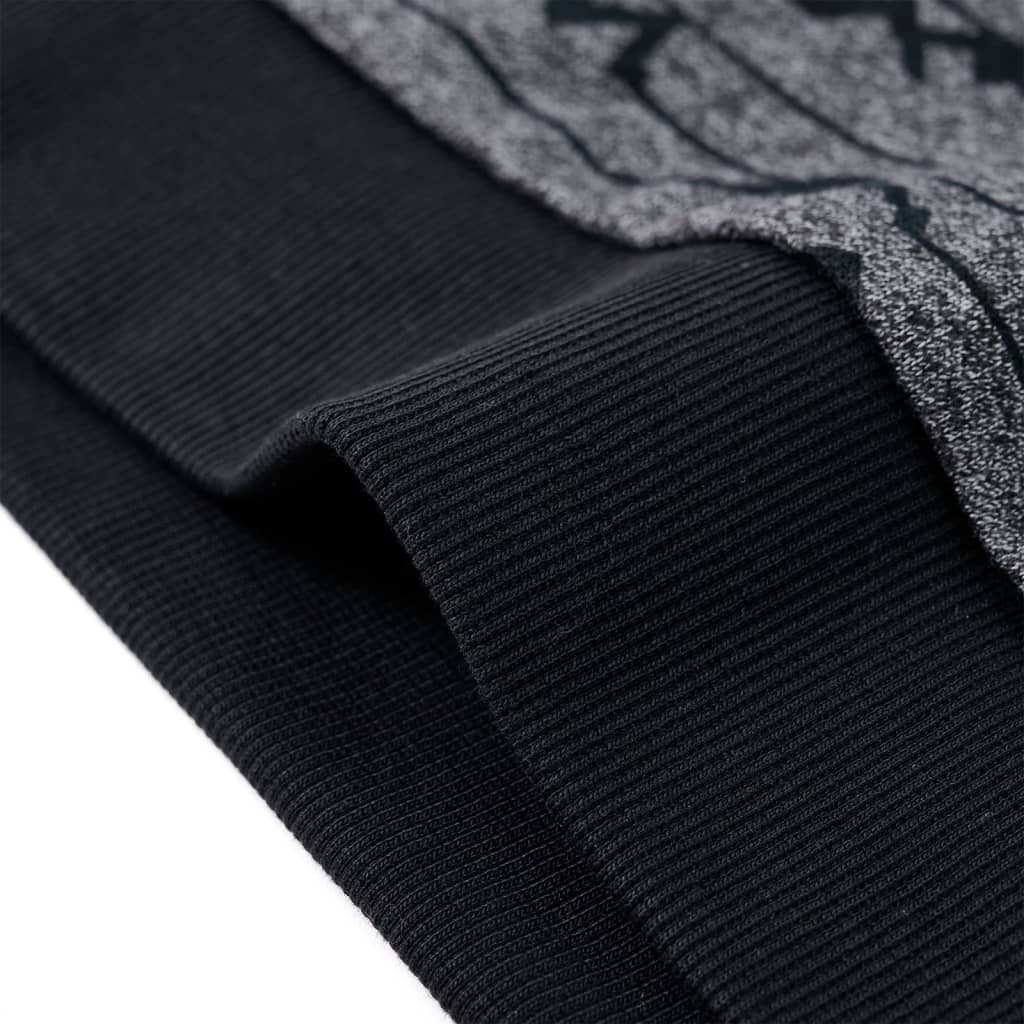 Sweat-shirt pour enfant taille 92 bleu chiné - 92 (1 5-2 ans) - number 6.