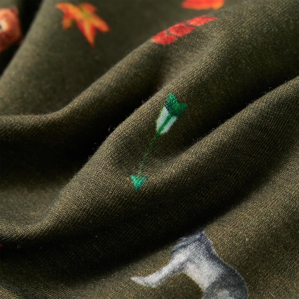 Sweat pour enfant taille 92 kaki - 92 (1 5-2 ans) - number 7.